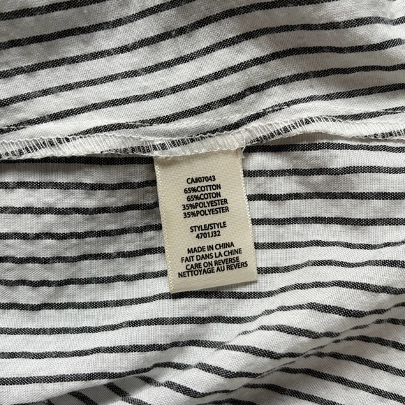 Striped Button-Down Shirt - Picture 4 of 4